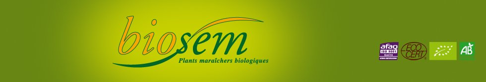 logo de Biosem, plants maraîchers biologiques